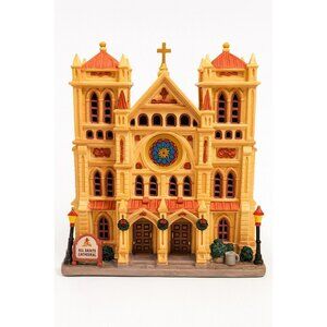 Christmas Village Collectible | Lemax Caddigton All Saints Cathedral Lighted